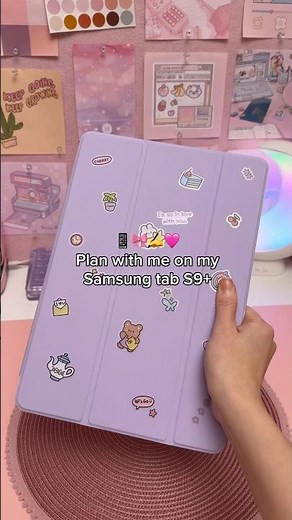 Plan with me on my Samsung tab S9 🩷 digital planner | penly android app | samsung tablet