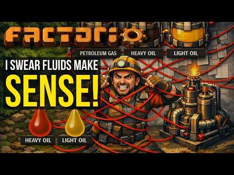 Factorio Fluids Made Simple — A Beginner’s Guide to Oil Processing