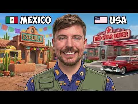 I Built 10 School Around The World 🌎