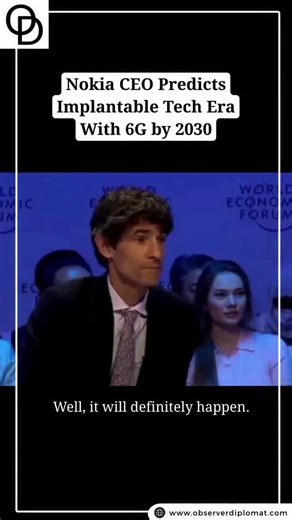 Observer Diplomat on Instagram: "Nokia’s CEO has suggested that by 2030, advances in 6G could fundamentally change how humans interact with technology, including the possibility of devices becoming directly integrated with the human body. The comments come as President Donald Trump signed a memorandum aimed at accelerating 6G deployment, referencing future support for advanced and implantable technologies. The statements have sparked debate over innovation, ethics, privacy, and the long-term dir