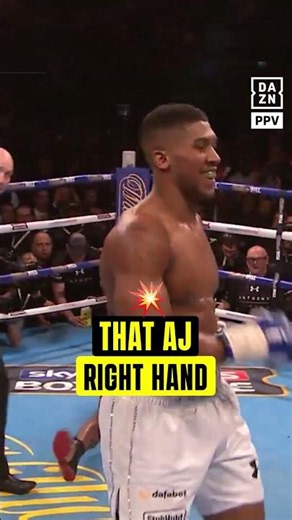 Anthony Joshua's PEACH of a right hand 💥