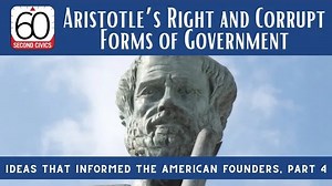 Aristotle proposed a way of thinking about government that was compelling to the framers of American government. Here's your quick and to-the-point explanation, part of our Ideas that Informed the American Founders series, available on YouTube --> https://bit.ly/american-founders-ideas #civics | Center for Civic Education