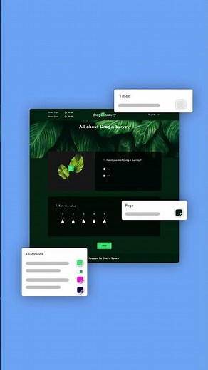 Drag'n Survey : créer un sondage en ligne
