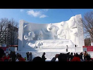 第66回さっぽろ雪まつり開幕！大通会場の日中の様子 @北海道札幌市 66th Sapporo snow festival, Hokkaido