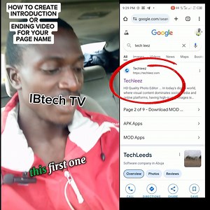 HOW TO CREATE INTRODUCTION OR ENDING VIDEO #ib #ibb #mribb #ibtec #ibtech #ibtechtv #ibtechtv1 #ibtech_tv #funny_video #content_creatin #video_editing #funnymemes #funnyvideo #funnypost | IBtech TV
