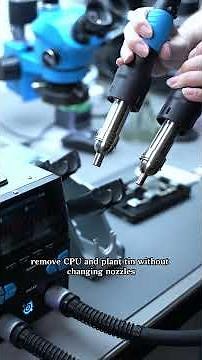 H414 Dual-Station Hot Air Rework Station | Double Efficiency for Professional Repairs #aixun