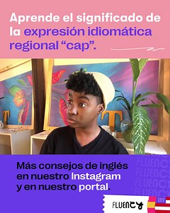 ¿Conoce el significado de la expresión regional “cap”? En este consejo de un minuto, la profesora Taylah explica una expresión que se usa a menudo en Atlanta. ¿Te gustó este contenido? ¡Siga nuestro perfil Inglés con Fluency TV ya que tenemos consejos y nuevos contenidos cada semana! 👉 ¡No olvide guardar esta publicación para que pueda consultarla cuando la necesite! | Fluency Inglés