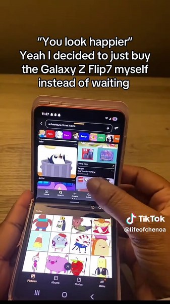 I love her so much! Best decision ever! #zflip #galaxyzflip7 #samsungzflip@Samsung US @Samsung