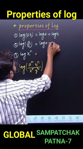 Properties of log | IIT-JEE | NDA | 11th and 12th | Mathematics Origin | Deepak Roy