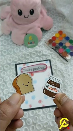 Cute Card Tutorial || Handmade Gifts || Scrapbooks || Letters || AASI CREATIONS #trending #reels