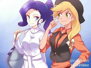Applejack x Rarity- best friend