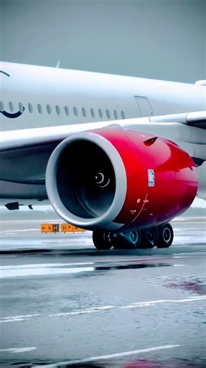 Powerful A350 Engine Vortex! Virgin Atlantic 🌪️✈️ #airbus #a350