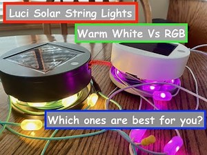 Mpowerd Luci Solar Lights - Warm White vs RGB **Before you Buy**
