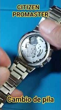 CITIZEN PROMASTER (battery replacement in fa...)