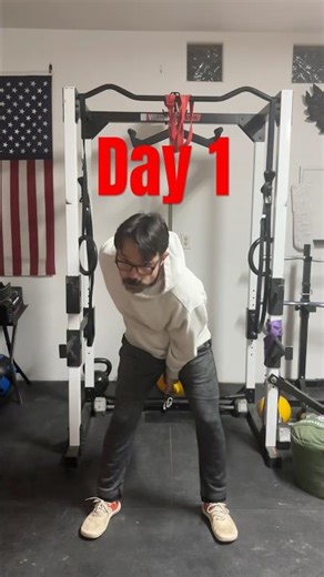 Day 1 of Becoming a Stronger Archer #compoundbow #archery #kettlebell #functionaltraining #hoyt