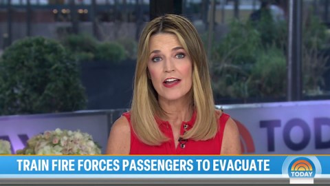 Fire breaks out on regional train forcing passengers to evacuate