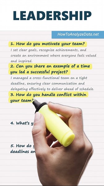 Top 5 LEADERSHIP INTERVIEW QUESTIONS – WINNING Answers to GET YOU HIRED!