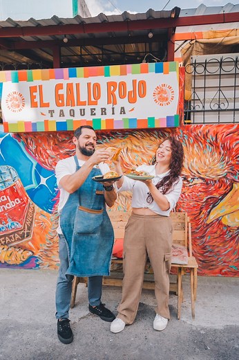 Comida Mexicana con alma Ecuatoriana en Quito 📍El Gallo Rojo Taquería #tacos #tacosmexicanos #huecasquito #ecuador #nortedequito | Michelle Gastroviajes
