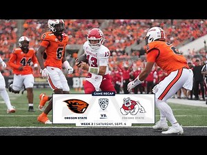 Oregon State vs. Fresno State | Game Highlights | 2025 Pac-12 Football