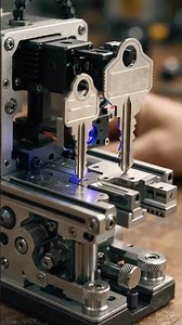 Mini Auto🔥Key Duplication Machine 🔑⚙️ Tiny Precision Cutting Robot #shorts