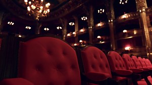 Interior view of the opera house