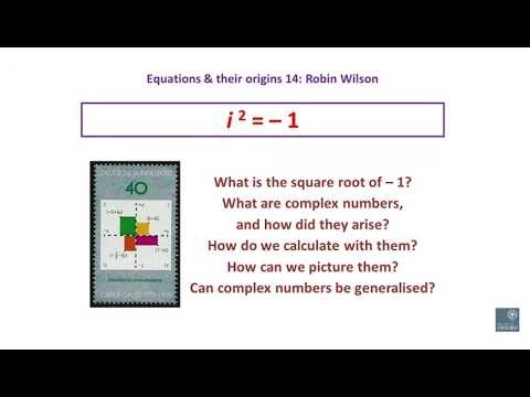 Imaginary numbers (i ² = – 1 )