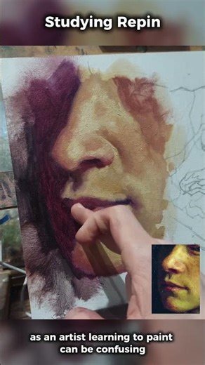 Studying Repin | Portrait Painting Tips