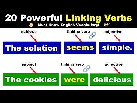 Upgrade Your English Vocabulary with 20 Powerful Linking Verbs! *MUST KNOW*