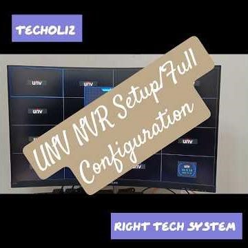 UNV NVR (Network Video Recorder) Setup.#uniview #nvr #cccamera #viralshorts