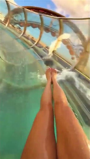 POV: Sliding Down a Dreamy Parisian Crystal Waterslide