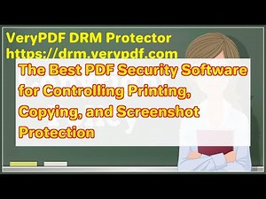 The Best PDF Security Software for Controlling Printing, Copying, and Screenshot Protection