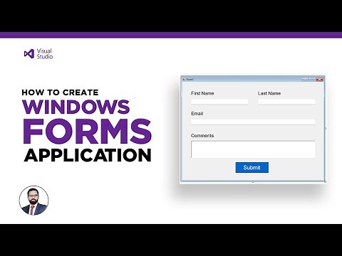 How to create Windows Forms Application in C# .Net Visual Studio | Windows forms C# Tutorial 2023