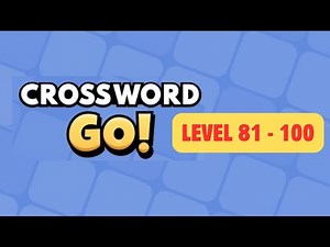 Crossword Go Game Walkthrough | Levels 81 to 100