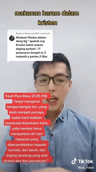 Makanan Haram Menurut Kristen: Apa yang Boleh Dimakan?