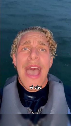 Is he really stranded in the middle of the ocean? 😮