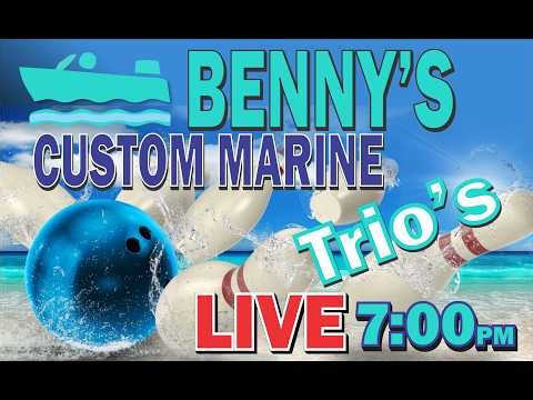 Scratch Trios League at Yosemite Lanes. #livestream #bowling