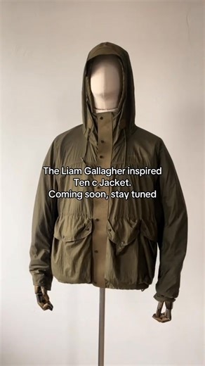 It’s nearly here… the Liam Gallagher inspired Ten c Skye Ten Anorak jacket. Coming soon to EQVVS, sign up to stay in the loop. Sign up here >> https://bit.ly/4hq7poF | Eqvvs