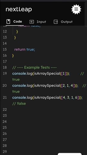 Special Array Parity Check | JavaScript Solution Explained | DSA / LeetCode Array Problem
