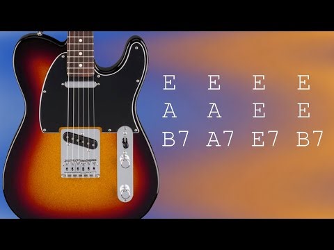 Boogie Blues Backing Track in E