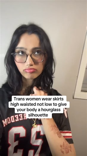 Ash on Instagram: "High waisted skirts are the cheat code nobody tells you about 👀✨ @dior lip gloss • Low-rise? Nah, it cuts your torso weird. • High-waist? Instant hourglass illusion. • Works with crop tops, tucked blouses, or oversized sweaters. • Makes your legs look longer too 👠 Comment if you’re team high-waist or low-rise 👇 trans women wear skirts high waisted, mtf skirt styling tips, how to look feminine in skirts mtf, mtf fashion hacks, trans women outfit ideas, hourglass shape tips f