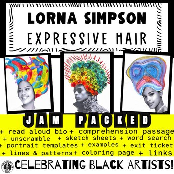 Expressive Hair Art Project | Lorna Simpson | Black Artists Art Ed