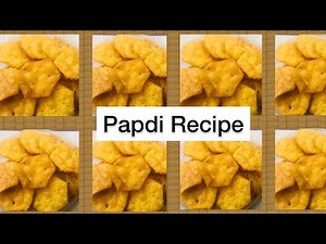 Papdi recipe (for all types of chaat) | Easy snacks recipe