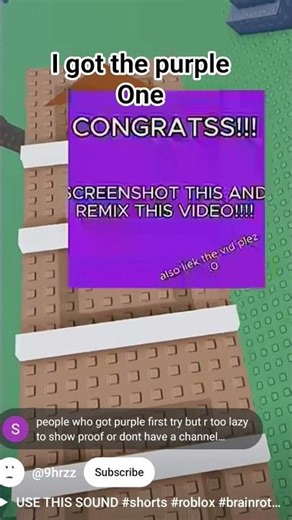 i got purple #funny #roblox #trending