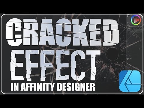 Cracked Text Effect in Affinity Designer V1