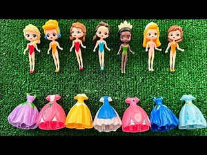 Which Disney Princess Are You ~Doll Review Collection DIY Miniature Ideas for Barbie DIY ASMR Vid