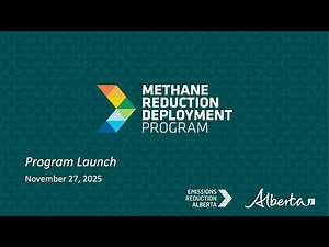 Methane Reduction Deployment Program Informational Webinar