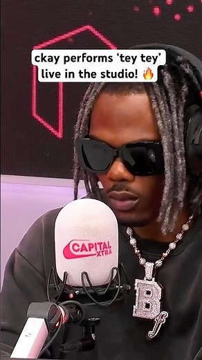 #ckay performs ‘tey tey’ for afro b! 🚨