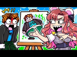 BULLYING PEOPLE IN ROBLOX WITH ART ft. Kaden