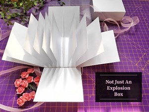 Not Just An Explosion Box/ Scrapbook Inside An Explosion Box