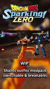 Shallot Outfit Modpack WIP #modding #dragonball #sparkingzero #dblegends #shallot